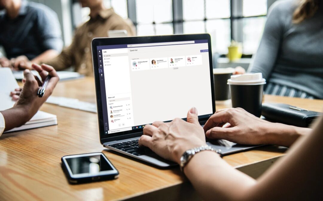 Screen showing Microsoft Teams